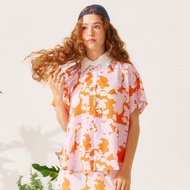 Endless Holiday Everyday Shirt HAPPY TANGERINE & BABY BLUE