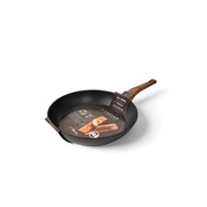FUKURO NON-STICK KANZEN FORGED FRY PAN 28CM BLACK Aluminum core Xylan Coating (43.0CMx28.0CMx5.3CM)