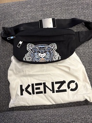 男女合用 Kenzo 老虎頭刺繡腰包斜孭袋