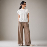 KEMEJA [G-06][Grade B] Gl*bal Un*qlo Sleeveless Shirt Women | Sleeveless Shirt, Wanita