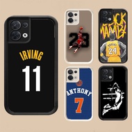 WA-19 Basketball N-BA Shockproof Casing for OPPO F21 F21S Reno 7 7Z 8 8Z Lite Pro