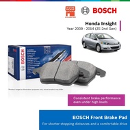 Bosch Front Brake Pads for Honda Insight ZE 2nd Gen (2009 - 2014) - 0986AB2544