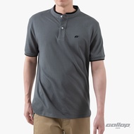 GALLOP : Pique Mandarin Collar Polo Shirt เสื้อคอแมนดาริน ผ้าปิเก้ รุ่น GP9065 สี Ash Grey - เทาเข้ม / ราคาปกติ 1490.-