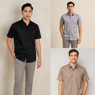KEMEJA ARHAN MEN'S SHORT-SLEEVED SHIRT FORMAL OFFICE SHIRT MADE FROM PREMIUM TOYOBO MATERIAL