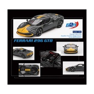 BBR MODELS BBRFER64007 Ferrari 296 GTB Assetto Fiorano Grigio Scuro x MINI GT