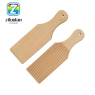 ZILUOLAN 3PCS Gnocchi Board, Beech Wood Ridged Surface  Making Tool,  Easy Clean Paddle Shape Gnocch