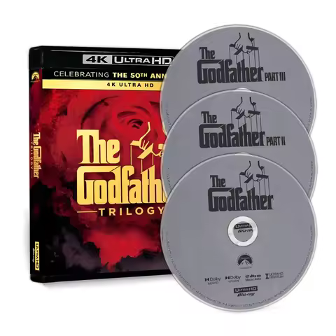 The Godfather 1-3 Complete 4K UHD BD Movies Blu-ray Disc PS5 Compatible XSX Dolby Vision English Man