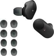 kwmobile 8x Replacement Earbud Covers Compatible with Sony WF-1000XM3 / WF-SP900 / WF-SP510-4 Sizes 