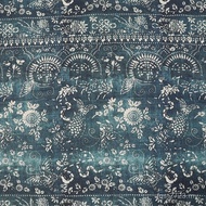 Printed Ramie Fabric Pants - Traditional Floral Design Y9E7