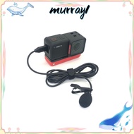 MURRAY Lavalier Microphone Accessories Hi-Fi Action Camera Mic for Insta360 ONE RS