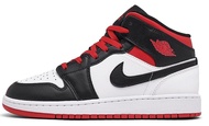 Big Kid's Jordan 1 Mid White/Gym Red-Black (DQ8423 106) - 4
