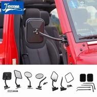 JIDIXIAN Car A-pillar Rearview Mirror Blind Spot Mirror for Jeep Wrangler YJ TJ JK JL 1987-2017 Reve