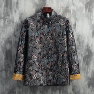 Retro Art Chinese Style Men's Clothing Jacquard Tang Suit Jacket New Chinese Style Wear Pair Lapel T