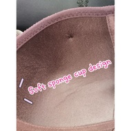 Non Wired Women Bra Cup B~D size 36~46 Cotton Wool❤️