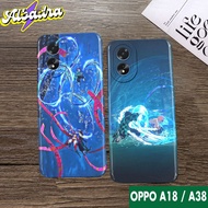 Softcase OPPO A18 - A38 ANIME 1 - Softcase Pro Camera - Casing Hp - Case DEMON SLAYER - Condom Hp - 