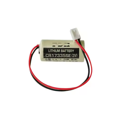 Original New RB-5 CR17335SE(3V) CR17335 3V PLC Lithium Battery With White Connector For RC Series R1