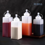 【FDX】 600/800/1000ml Squeeze Sauce Bottles Condiment Dispenser Large Caliber Dustproof Kitchen Seaso