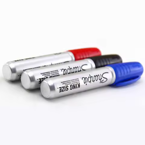 1 Pcs Sharpie 15001 Marker Metal Plate Extra Thick Stainless Steel Industrial Marker Oil Resistant C