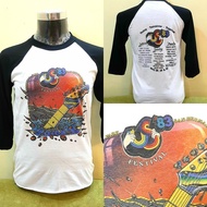 Reprint Sleeve 3q Three Tribes Print Absorb Us Festival 1983 Band T-shirt