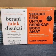paket 2 buku berani tidak disukai sebuah seni untuk bersikap bodo amat