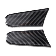 2Pcs Rearview Mirror Sticker Eco-friendly Sturdy Carbon Fiber Outer Rearview Mirror Trim Decal for Porsche Macan 2014-2021