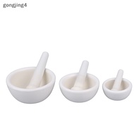 gongjing4 60/80/100mm Mortar Pestle Spice Crusher Ceramics Bowl Tough Foods Pepper Gingers A