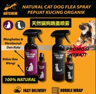 Natural Cat Flea Dog Tick Killer Spray 100ml & 500ml / Spray Ubat Kutu Kucing /  Spray Ubat Kutu Anj