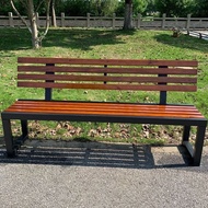 Leisure Bench Outdoor Bench Chair Simple Modern Bench With Back Rest