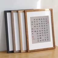 Wooden Photo Frame 4R 5R 6R 8R A3 A4 Poster Frame Puzzle Photo Frame Outer Frame Custom Puzzle