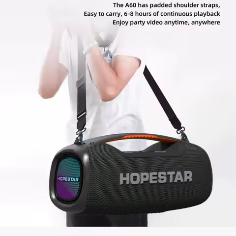 Hopestar A60100W high-power outdoor portable5.1wireless Bluetooth speaker with subwoofer and IPX6 wa