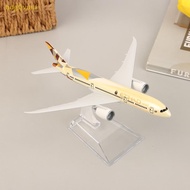 BDGF 16cm Boeing Etihad 787 Alloy Airplane Plane Model Toy Diecast Airplane Model For Gift Collectio
