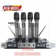 PROMO- MIC WIRELESS SHURE UR 4400 PLUS HARDCASE MIC 4 CHANNEL HANDLE - GERBANG SHOP01