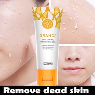 Gmeelan Orange Facial Exfoliating Gel Peeling Gel Moisturizing Whitening Cleaner Acne Blackhead Crea
