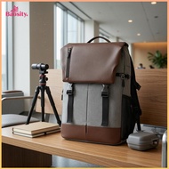 Baosity Multi-Functional DSLR Camera Backpack Double Compartment Photography Backpack Tripod Holder 