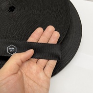 10 meters of black wire, 2cm, 2.5cm, 3cm version to make soft and thin backpack and handbag straps