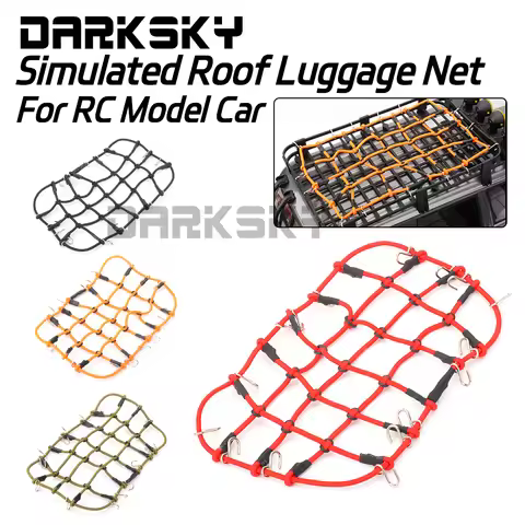 RC Car Simulation Roof Luggage Net For 1/10 RC Model Cars Crawler Modified Upgrades Accessories D90 