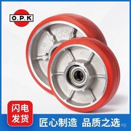 Forklift Caster Wheel Factory Rubber  Hand Truck Changzhou Hydraulic Truck Directional Wheel Manual 