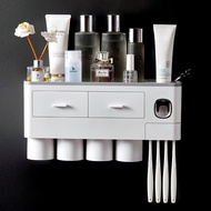 Ecoco Automatic Toothpaste Dispenser, High Quality Bathroom Shelf