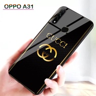 Softcase Glass Kaca OPPO A31 - Casing Hp OPPO A31 - C72 - Pelindung hp OPPO A31 - Case Handphone OPPO A31 - Silikon Handphone OPPO A31