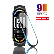 9D Protective Glass for Xiaomi mi band 10 9 8 7 6 5 4 glass film for Mi band8 band9 Smart Watch  Sof