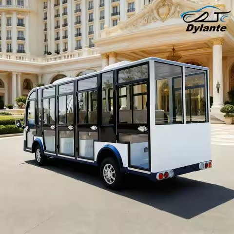 72V Lithium Battery Powered Electric Tourist Bus Manufacturer Direct Sales Super Discount Legal Road