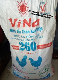 CÁM GÀ CHIM VINA260 ( BAO 25KG)