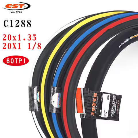 CST Bicycle tires 20inch Color tire C1288 20*1.35 Bicycle accessories 451 20x1 1/8 small wheel diame