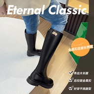 4 Colors Large Size 34-43 Women's Boots Spring Autumn Small Thick Leg Thin Boots Black Knight Boots 