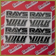 ◲ ◺ ☂ Volks Rays Inspired Mags Decals 1 Set