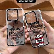 Case hp REALME C63 NEW Softcase TransparentBENING Casing REALME C63 Case Realme C63 Case Camera Prot