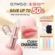 O.TWO.O Haute Gold Foil Thermochromic Lipstick/Lip Balm/Balsem Bibir Long-lasting Color 0 Add Alcoho