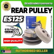 WMOTO ES125 REAR PULLEY COMPLETE SET STANDARD PULLEY BELAKANG ES125I 100% ORIGINAL ESPADA HIGH QUALI