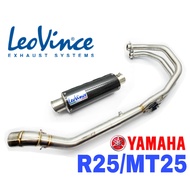 Yamaha R25 / MT25 Project79 Exhaust Full System Exhaust Stainless Ekzos Muffler Carbon Leovince R25 