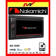 Nakamichi NA 1200S 6.2 inch HD Screen 2-Din Car Dvd Bluetooth USB Player Stereo MP3 MP4 Equalizer